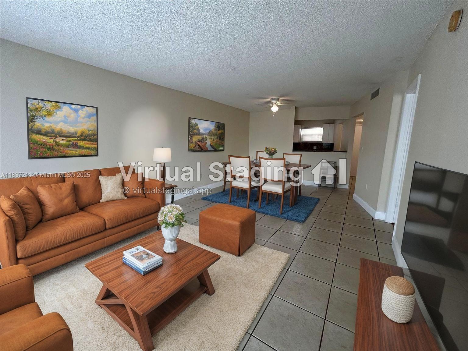 This bright, spacious 1?bedroom, 1.5?bath condo on the second floor features fresh paint, chic all-tile flooring, and abundant natural light pouring through its generously sized windows—complete with a large balcony for extra living space and in-unit water and sewer included. The community offers added convenience with on-site amenities and easy access to everything you need. Move-in is seamless: three months of rent up front (first month’s rent plus a two-month security deposit), and the association typically grants approval within two to four weeks when the application is properly completed. The condo is pet-friendly, allowing one furry companion up to 30?lbs.