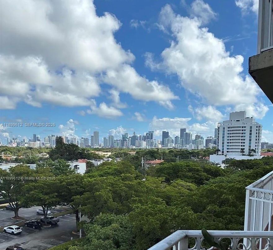 Breathtaking views with 2 large balconies perfect for enjoying sunsets and relaxing. Featuring a spacious Floor plan with bright and inviting bedrooms and two full bathrooms. Washer and Dryer inside the unit. Exceptionally convenient location on Coral Way within 5 minutes from Brickell, Coral Gables, Coconut Grove, restaurants, cafes, shopping centers, airport MIA and major highways. Also public transportation, top-rated schools, grocery stores, and essential services, all within walking distance. Once assigned parking space. Building is secured with an intercom for maximum privacy.