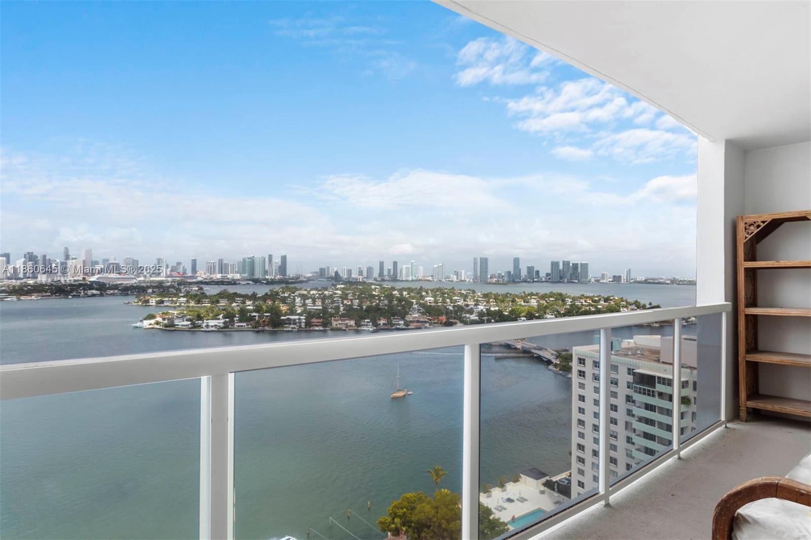 Breathtaking bay and skyline views define this high-floor residence at 9 Island Avenue #2304 in Belle Isle. This 2 bedroom, 2-bath condo offers 1,440 SF with a split-floorplan, floor-to-ceiling windows, and abundant natural light. The unit includes three assigned parking spaces and a deeded boat slip, making it a standout opportunity for both lifestyle and value. Located in a full-service waterfront building with amenities including a marina, pool, fitness center, spa, tennis courts, and 24-hour concierge. Enjoy immediate access to the Venetian Causeway, Sunset Harbour, and Lincoln Road.