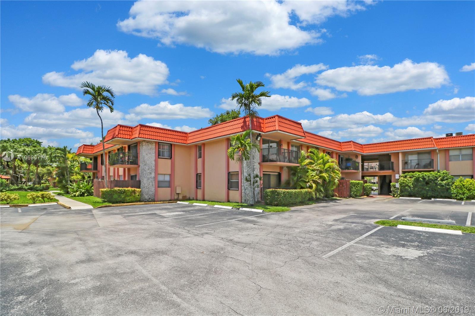 Great opportunity to purchase this spacious 2/2 condo located in the gated community of Kendallwood Villas. This first-floor unit is perfect to add your personal touch. Fantastic amenities such as pool, barbeque area, visitor parking, and clubhouse. Great location in front of Miami-Dade Kendall Campus with easy access to expressway and nearby shops. Please note as per association owner occupants only.