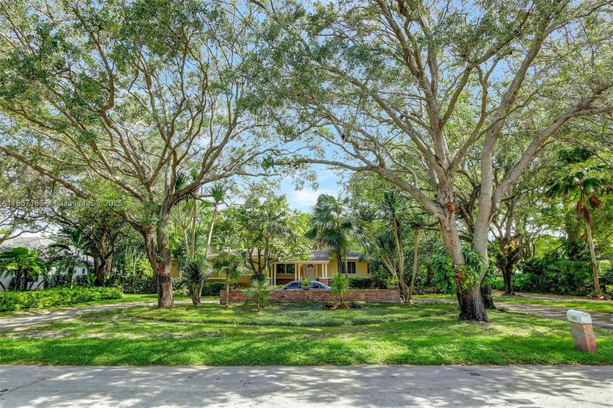 BEST PRICE PER SQ FT IN PINECREST! Easier Showings! The property is now vacant and available on Supra for convenient access.This charming 3,770 sq. ft. home is nestled in one of North Pinecrest’s most desirable locations, surrounded by multimillion-dollar mansions. The 4-bedroom, 3-bath layout features a stunning master suite overlooking the sparkling pool and lush patio—a peaceful retreat from everyday life. The bright kitchen with breakfast nook and dining area is perfect for entertaining or family meals, while the convenient cabana bath offers easy poolside access. An extra room provides flexibility for a home office or den. With a double garage, two driveways, and a generously sized lot shaded by mature trees. MOTIVATED LANDLORD! SEE IT, LOVE IT, MAKE IT YOURS!