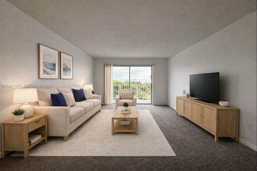 SOLD AS IS. SPACIOUS 1/1 CONDO ON 6TH FLOOR, IN GUARD GATED COMMUNITY. LOCATED IN SUPER CONVENIENT LOCATION, NEXT TO I95, TURNPIKE, AND PALMETTO EXPRESSWAY. SECURE COMPLEX WITH GREAT AMENITIES, INCLUDING POOL, GYM, BASKETBALL AND TENNIS COURTS, AND LAUNDRY ROOM IN THE BUILDING. UNIT COMES WITH ONE ASSIGNED PARKING SPACE. WATER/SEWER INCLUDED. AC CONDENSER IS 2020. TENANT IN PLACE PAYING $1600 UNTIL MARCH 2026.