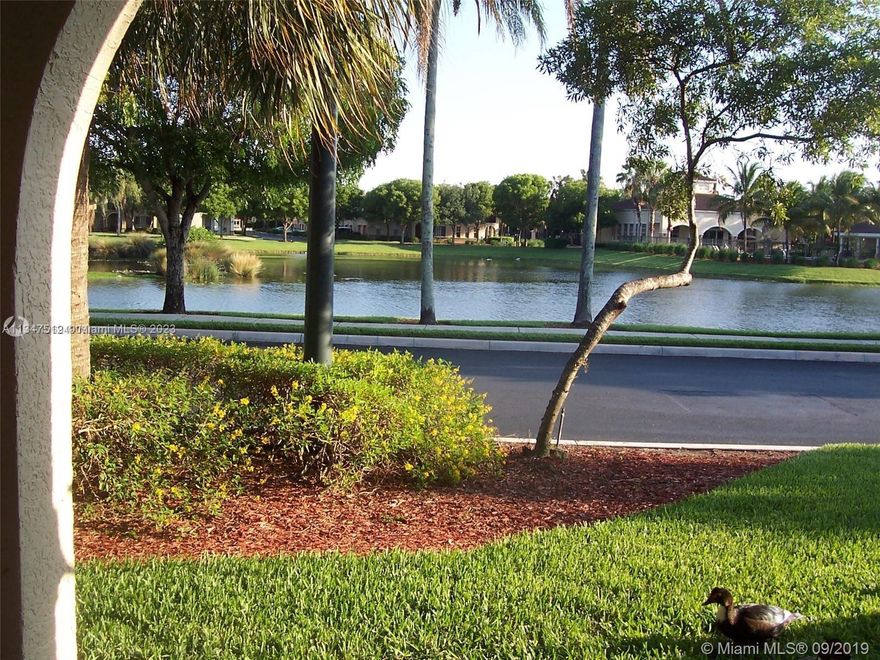 BEAUTIFUL 1/1 WITH ATTACHED GARAGE AND LAKE VIEW. HUGE WALK IN CLOSET. WASHER AND DRYER. SPACIOUS PATIO. PATHS AND WALKWAYS AROUND BIRD SANCTUARY, 2 COMMUNITY POOLS, TENNIS COURTS AND FITNESS CENTER. PRIVATE AND QUIET. ***RAPID MOVE IN, NO ASSOCIATION APPROVAL REQUIRED*** NO PETS ALLOWED. Any question please contact listing agent "only via e-mail".