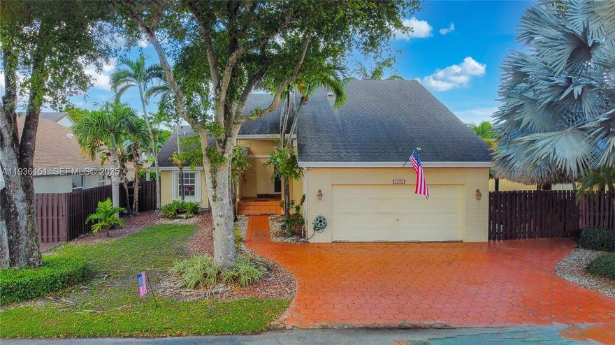 Welcome to a beautifully maintained 4-bedroom, 3-bath family home located in the highly desirable Kendall West neighborhood. Step inside to an inviting layout filled with natural light, ideal for both relaxed family living and entertaining. Designed for comfort and functionality, this spacious residence offers a flex space perfect for a home office, playroom, or guest area. Outdoors, enjoy Miami’s year-round sunshine in your private backyard oasis, complete with a bar area and covered patio — perfect for gatherings. Nestled in a quiet, friendly neighborhood close to great schools, parks, and shopping, this home offers the perfect balance of comfort, convenience, and community.