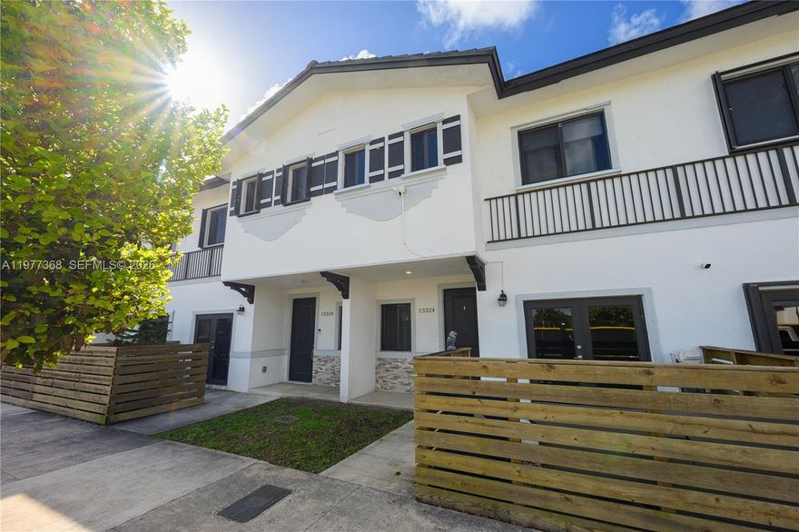 Welcome to 13324 SW 250 Street in unincorporated Miami-Dade near Homestead, FL—a modern townhouse that perfectly blends style, functionality, and opportunity. Built in 2020, this thoughtfully designed home offers a standout feature: a bedroom on the first floor with its own private bathroom and a separate entrance, creating an excellent rental potential or a private retreat for guests.
Step inside to discover updated, durable PVC flooring that adds a sleek, contemporary feel throughout. Outside, you'll find a covered patio, perfect for enjoying sunny Florida mornings or hosting friends for a weekend barbecue. With two assigned parking spaces, convenience is always at your doorstep. Whether you're looking for a savvy investment or a home that adapts to your lifestyle, this property is ready to impress. Don’t miss the chance to make it yours!