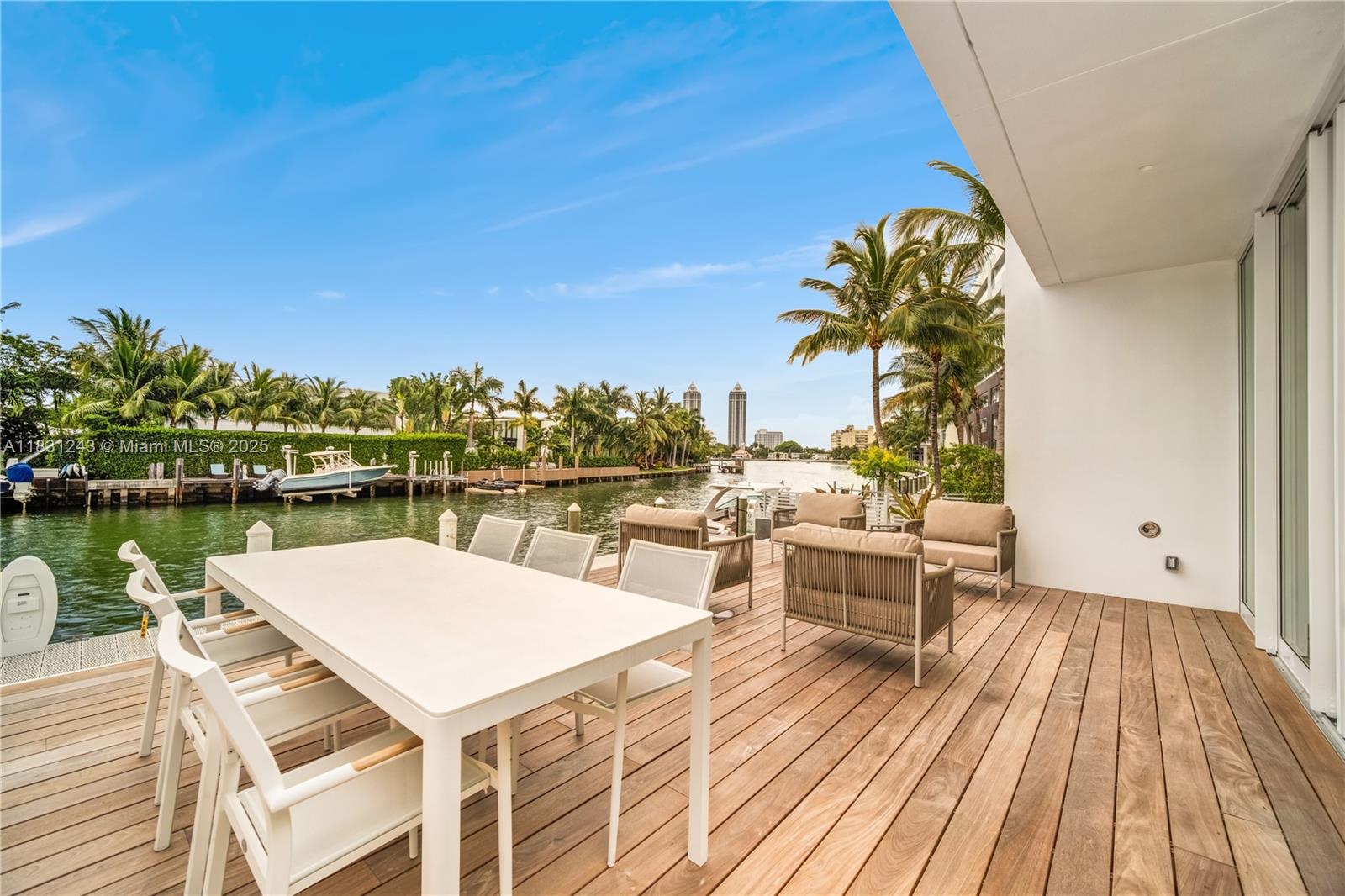 Fully furnished, stand-alone waterfront villa at The Ritz-Carlton Residences, Miami Beach. Designed by Piero Lissoni and elegantly appointed with furnishings from Poltrona Frau, this exclusive 4 bed, 4.5 bath home features a private boat dock, lush landscaping, and a spacious two-car garage. Enjoy the privacy of a single-family residence with world-class Ritz-Carlton amenities: rooftop pool with cabanas, spa, fitness center, meditation garden, art studio, kid’s room, and more. Dedicated staff and concierge complete the luxury lifestyle.