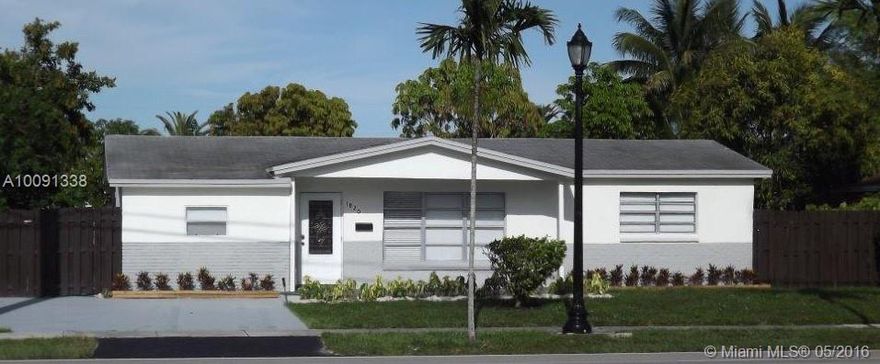 Elegantly renovated! Best home in the area! Beautiful 4 beds 2 baths home completely renovated with brand new floors, brand new baths, brand new kitchen with granite counter tops, white cabinetry, back splash and great lighting through out. Bonus 4th bedroom can be used as an office. L shaped living/dining area. Nice size family room. Huge yard for gardening, screened in pool area with patio perfect for grilling and family gatherings. BEST HOUSE IN THE AREA!