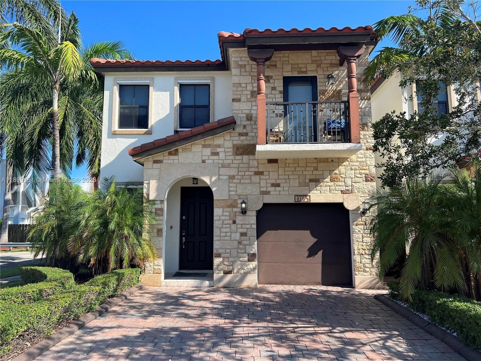 Experience luxury living in Vintage at Doral, a private gated community offering resort-style amenities. This beautiful corner townhouse features 4 bedrooms, 3.5 bathrooms, and a one-car garage plus two driveway spaces. Enjoy an open-concept kitchen with stainless steel appliances, granite countertops, and custom cabinetry, along with spacious living and dining areas perfect for entertaining.
Upstairs, the primary suite boasts a custom walk-in closet and an elegant bathroom with double vanities. Relax or host gatherings on the private paved patio.
The community offers a clubhouse with pool, jacuzzi, fitness center, kids’ play area, and event room — all surrounded by lush landscaping and 24-hour security. Prime location near top-rated schools, shopping centers, Publix, and major highways.