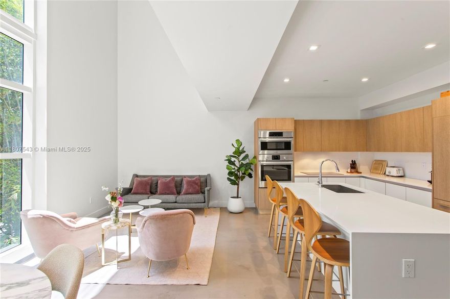 Experience effortless Miami living at One Bay Residences, located just moments from the Miami Design District. This spacious 3-bedroom, 2.5-bathroom home spans 2,236 sqft and features a private, finished rooftop terrace—ideal for entertaining or relaxing. With two dedicated
parking spaces and beautifully maintained landscaping in a gated community, comfort and convenience come standard. Low HOA fees enhance the appeal, while the prime location offers easy access to luxury shopping and dining in the Design District, and Wynwood, plus quick connections to I-195, Midtown, and Biscayne Bay. An exceptional opportunity to own in one of Miami’s most vibrant and sought-after neighborhoods.