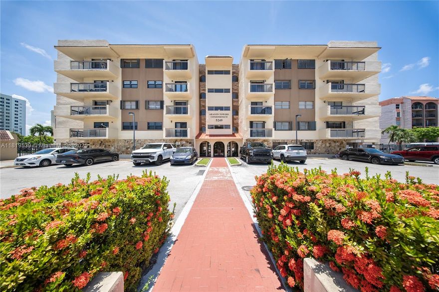 Discover comfortable living in this well-maintained 2-bedroom, 2-bathroom condominium in the heart of Flagami! This first-floor unit offers convenient accessibility and is completely move-in ready for your next chapter. 2023 A/C. Located in the established Aragon Towers community, you'll enjoy building amenities, while being perfectly positioned in one of Miami's most accessible neighborhoods. The Flagami area provides excellent connectivity to major highways, shopping, dining, and top-rated schools.