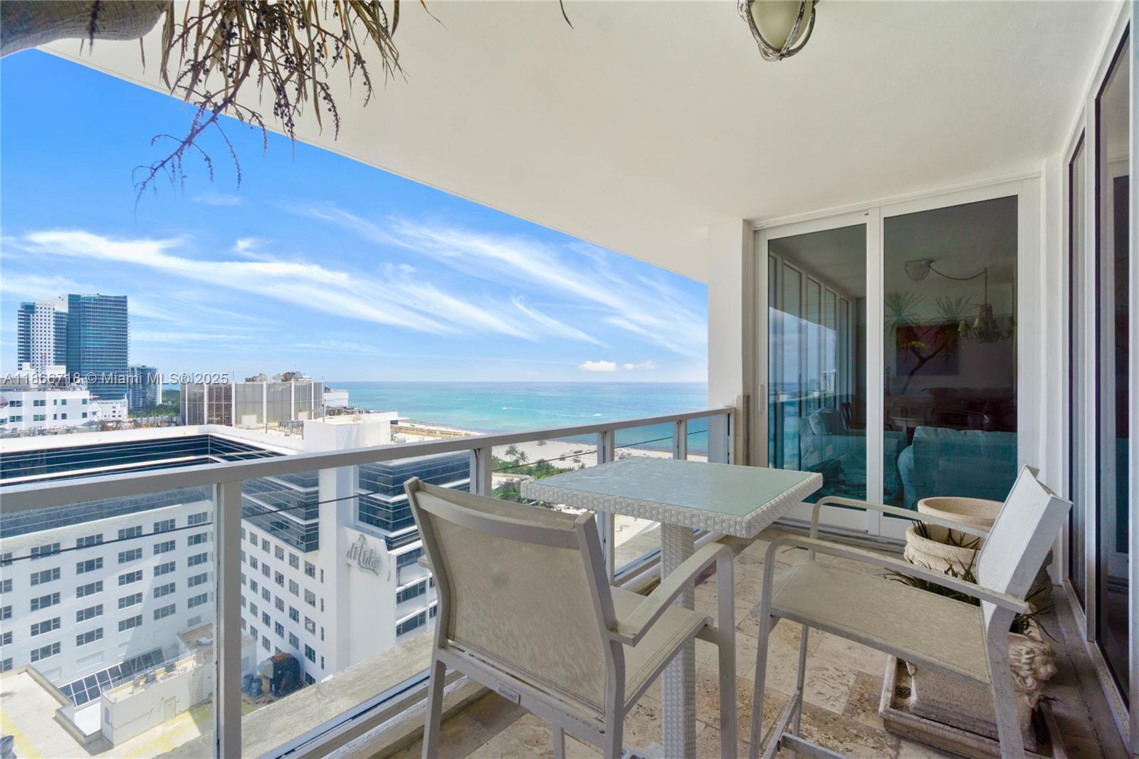 Unique Art Deco Style oversize 1 bedroom 1.5 bathroom Penthouse in Decoplage Condo!
Wonderful ocean view from all the floor to ceiling windows and big private terrace with access from both living room and bedroom. The apartment is one of a kind and features open kitchen with isle and marble countertop, clay decorative floor at the entrance and marble flooring all over including the bathrooms, decorative fireplace and plants pots, deco style furniture.
The neighborhood and the building are subject to big appreciation in the short-medium term due to internal upgrades (recertification and new hallways coming soon), beautification of 100-300 Lincoln rd, renovation of many luxury Hotels and construction of Ritz-Carlton condo just next door.
It's definitely the right moment to buy!