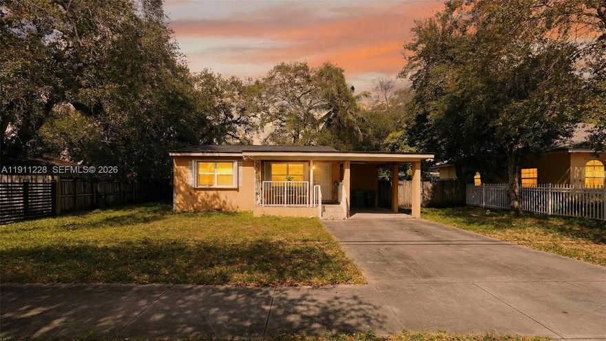 Perfect for first time homebuyers! This charming 3-bedroom, 1.5-bath single-family home in Miami Gardens is move in ready and full of potential. This property offers comfort, convenience, and plenty of space to grow. Enjoy a large gated backyard—perfect for entertaining, pets, or creating your own tropical retreat. Ideally located just minutes from Hard Rock Stadium and with easy access to major expressways, you’ll love the quick commute and booming growth of the city!