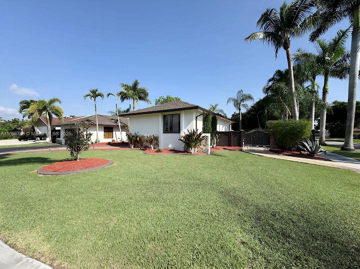 Glen Cove Subdivision is located in the heart of Miami Dade County. This property is only a few minutes to the Florida Turnpike which merge to other major highways. This home has an abundance of curb appeal and sits on a large parcel. Come view this beauty today. Recently, the home underwent major upgrades such as replacing the entire roofing system and HVAC. Stucco work was also completed along with it having been painted (external and internal paint). The floors were also recently polished and in doing so, they look new! The convertible bedrooms features wood floors. Live in your very own enclave, entertain guests for days by the pool or simply relax and enjoy the beautiful Miami weather just footsteps from your kitchen. Make sure to schedule your appointment as this one will not last!