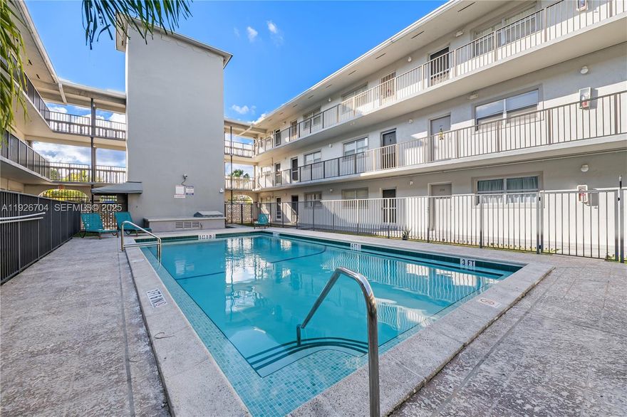Beautiful and spacious 1-bedroom, 1-bathroom condo located in the heart of North Miami Beach. This well-maintained unit features ceramic flooring throughout and a large bedroom with an oversized closet. Enjoy an unbeatable location within walking distance to the mall, Walmart, Home Depot, restaurants, and banks. Just minutes from the beach, I-95, and Aventura Mall. The community offers a secure building, and a refreshing pool. Perfectly situated near top shopping, dining, major highways, schools, and places of worship—everything you need is right at your doorstep.
