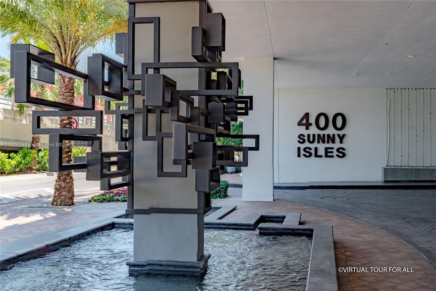 Great investment opportunity with solid tenant! Spacious, light-filled 1 BED / 2 BTH + DEN unit in prestigious 400 Sunny Isles building. DEN can be used as additional bedroom / office or separate dining room. Stunning unobstructed panoramic water view from every room w/floor to ceiling impact windows. Top of the line appliances and European cabinetry throughout. Washer and Dryer in unit. Beautiful views of Oleta River State Park. Walking distance to beach and restaurants and minutes from Aventura Mall. Resort-like building amenities include 24 hour valet and concierge, infinity edge bayfront pool with cabanas and olympic size pool and state of the art fitness center and full spa. Don't miss this opportunity! Priced to sell!!