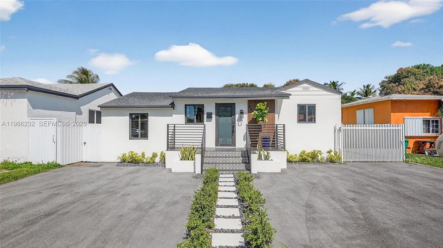 Beautifully remodeled 3-bedroom, 2-bathroom home located in one of the most sought-after areas, just minutes from Downtown, Brickell, and Coral Gables. This move-in-ready residence offers the perfect blend of modern design, comfort, and convenience.
Step inside to a bright, open-concept layout filled with natural light and enhanced by high-end finishes throughout. The updated kitchen features sleek cabinetry, quartz countertops, and stainless steel appliances, seamlessly connecting to the living and dining areas—ideal for both everyday living and entertaining.
The primary suite provides a private retreat with a fully renovated en-suite bathroom, while the additional bedrooms offer flexibility for family, guests, or a home office. Both bathrooms have been tastefully upgraded with contemporary fixtures and finishes.
Enjoy outdoor living with a well-maintained yard, perfect for relaxing or hosting gatherings. Major upgrades include a new roof, new plumbing, new electrical, and impact windows, offering added value and peace of mind.
Conveniently located near top dining, shopping, entertainment, and major highways, this home truly has it all. A rare opportunity to own a turnkey property in a prime Miami location.