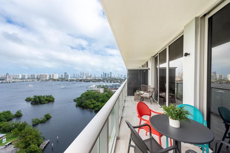 FURNISHED – 2 BED / 2 BATH + DEN (den converted into an additional sleeping room) with a balcony overlooking Maule Lake and the bay. Enjoy beautiful skyline views of Aventura and Sunny Isles.
The building offers an incredible selection of amenities including concierge service, 24-hour valet, full spa with steam room, jacuzzi, cold plunge and sauna, tennis courts, basketball court, soccer field, state-of-the-art gym, kids playroom, nature walk and more.
Residents can also enjoy a poolside restaurant, kayaks, BBQ areas, and resort-style pool.