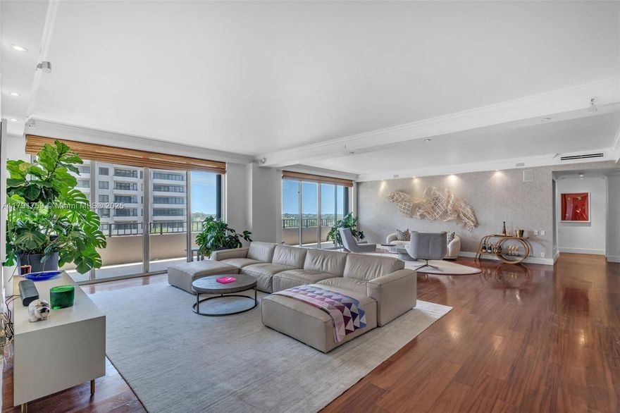 Don’t miss this rare opportunity to own a spacious 4-bed + office, 4-bath home in the beachfront Oceansound at Key Colony. Originally two units, this unique 3,064 sq ft residence offers a grand open layout, high ceilings, and a 540 sq ft balcony with southern exposure and stunning water views from every room. The open kitchen is outfitted with premium Miele & Sub-Zero appliances. Two expansive primary suites feature spa-like en-suite baths. Perfect for families or those seeking comfort, space, and natural light in a full-service oceanfront building with resort-style amenities and two covered parking spaces.