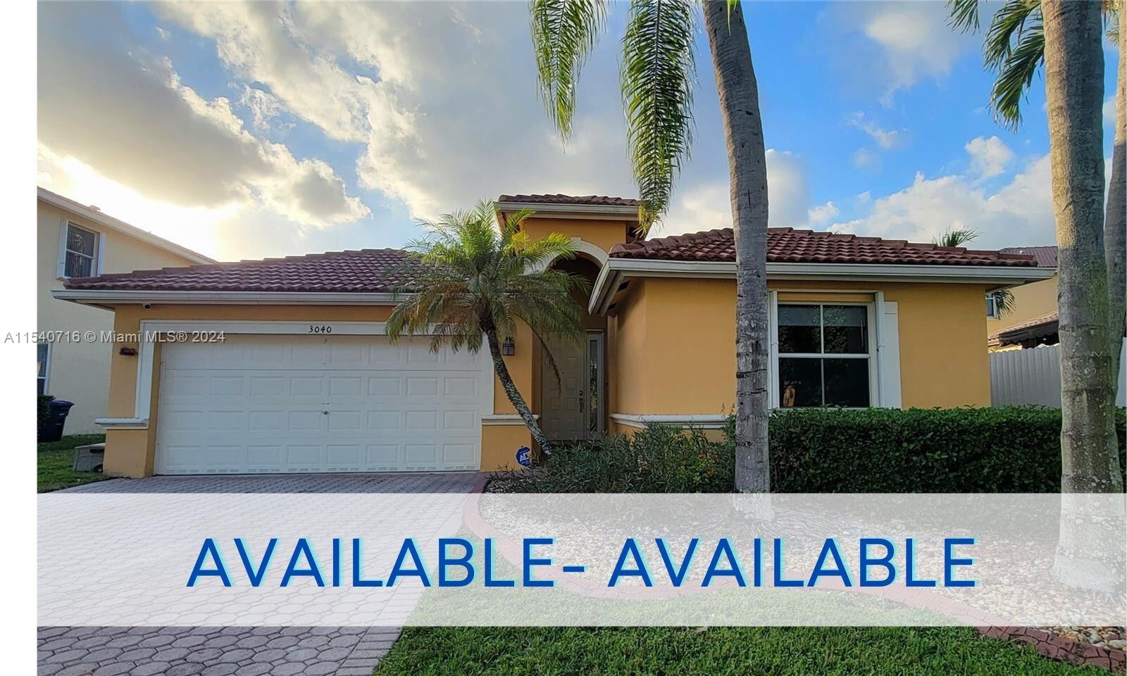 Property for Sale at 3040 Sw 131st Ave, Miramar, Broward County, Florida - Bedrooms: 3 
Bathrooms: 2  - $675,000