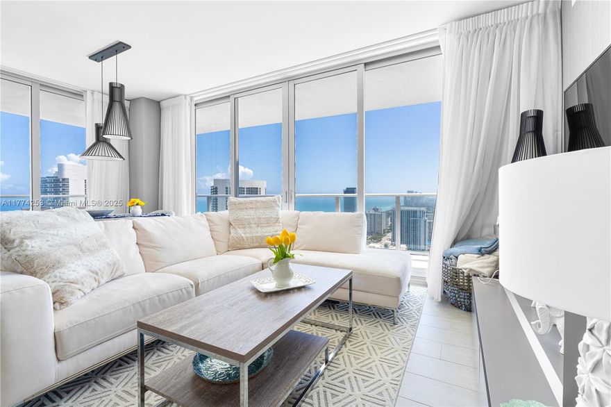 Imagine waking up to panoramic vistas! This Hollywood Beach residence in HYDE, nestled directly across from the shimmering ocean, offers an unparalleled lifestyle. Private beach access and a rooftop pool oasis. stainless steel appliances, an in-unit washer/dryer, and expansive floor-to-ceiling glass create a sophisticated ambiance. Every room reveals breathtaking city, ocean, and Intracoastal views. Wrap around balcony. Resort-style amenities including an infinity-edge heated pool, cutting-edge fitness center, spa, and 24-hour concierge. Effortless living, moments from beaches, dining, and more.GREAT LOCATION .THIS IS A RESIDENTIAL UNIT NEVER RENTED . UNIT IS NOT AFFILIATED TO THE HOTEL RENTAL PROGRAM THEREFORE NO ADDITIONAL RESORT FEES OR VALET PARKING FEES FOR TENANT IN YEARLY LEASE.