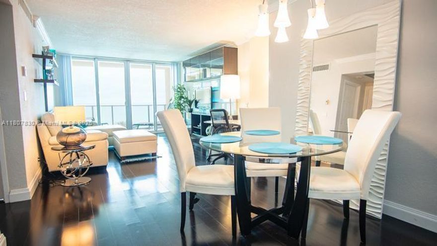 Direct Ocean views from this absolutely stunning, professionally decorated, contemporary style one bedroom apartment available for seasonal rental. You will enjoy beautiful building lobby, concierge, Party room, GYM with ocean views, pool tables, convenience store. Brand new resort style pool area and complimentary beach services. Great Location: just 10 minutes from the Ft Lauderdale airport, near Hollywood boardwalk, restaurants and shopping, malls and Gulfstream Village.