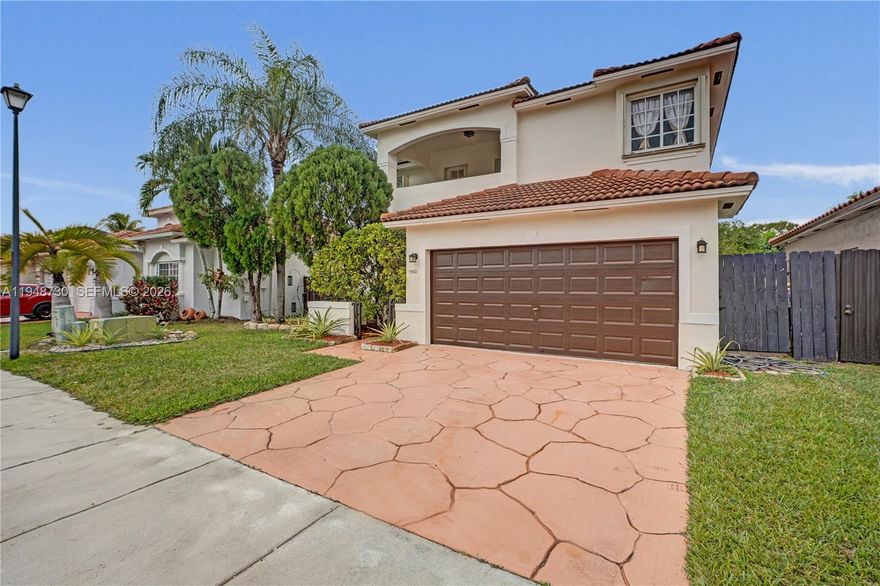 Easy to show! This spacious two-story home in the private and desirable Pelican Cove community offers a bright, inviting layout ideal for comfortable everyday living. The freshly painted exterior and stylish front door create excellent curb appeal from the moment you arrive.
Step outside to a private backyard retreat featuring two gazebos, lush greenery, and a star-fruit producing tree, perfect for relaxing, gardening, or entertaining. The fenced yard provides both privacy and usable outdoor space that truly sets this home apart.
Inside, you’ll find 3 bedrooms and 2.5 baths, along with generous closets, a balcony, and thoughtfully placed outdoor lighting. The spacious kitchen and main-level living areas offer great flow for gatherings and daily routines.
Located in a well-established area of West Kendall, the home provides convenient access to excellent schools, parks, shopping centers, and a wide variety of popular nearby restaurants. Pelican Cove offers low HOA fees and a welcoming neighborhood environment that residents appreciate.
Don’t miss this opportunity, homes in this community are in demand. Easy to show, schedule your visit today!
