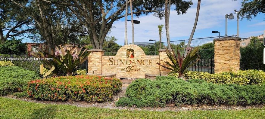 Location, Location, Location!!!!  Excellent for investor, property is rented at $2,400 till 11/14/25. Cozy 2/2 in the heart of Davie next to NSU., remodeled kitchen S/S appliances, updated bath Vanity-vaulted!. This is an awesome location for NSU Students and Staff, you can walk across the Street to the Dental & Medical Campus. All Tile Floors, Lots of Windows for Natural Sun lite Unit, 3rd Floor with washer & dryer inside, Open Kitchen with Bar Top Seating, updated Bathrooms, this makes a Great for Roommates with plenty of space each bedroom is almost the same size with their own bathroom. Sundance offers Pool, BBQ, Tennis, Gym, Jacuzzi close to Restaurants, Shopping, Whole Foods, Trader Joe's, Sports Bars, Coffee Shops. Building doesn't have elevator or balconies.