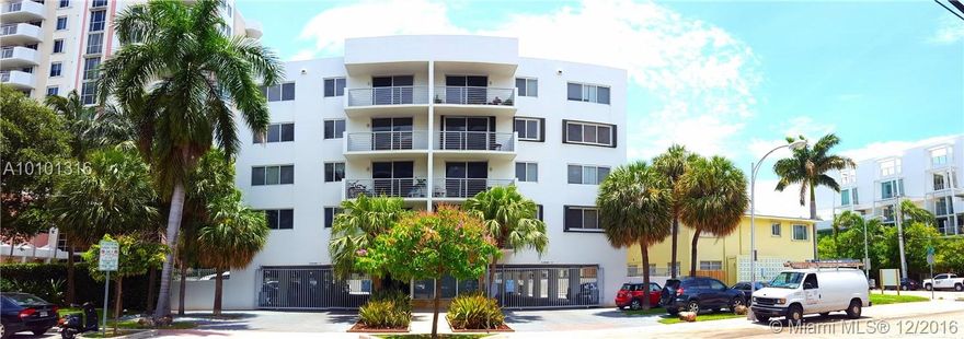 Secure & well-appointed boutique-style building on the Upper West Side S. Beach with gated parking & pool. Only 33 units in the building.Tile and marble floors, new bath and Kitchen w quartz counter tops and snack bar. Unit is in move-in condition offering a spacious floor plan, walk-in closet, hurricane impact windows and large open balcony. Assigned, gated,  parking. Leasing and pets allowed immediately. Offering the best of South Beach, walk to Lincoln Road. Easy access to highways, airports and City.