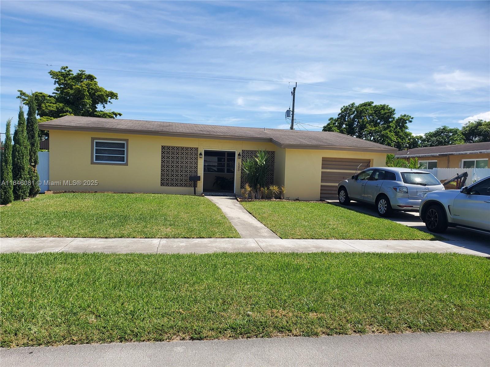 Welcome to this well-maintained, spacious, 3-bedroom and 2 bathroom home in the heart of Miami Gardens, offering comfort, privacy, and the perfect setup for entertaining. Enjoy the freedom of no HOA and take advantage of the fully fenced yard that provides both security and seclusion.
Step outside to your very own covered outdoor kitchen and patio, ideal for gatherings, BBQs, and relaxing evenings. The spacious layout includes three comfortable bedrooms, making it a great fit for families or anyone looking for extra space. New AC and Water Heater.
Located in a convenient area close to major roads, schools, shopping, and more—this home is an excellent opportunity for both homeowners and investors.
