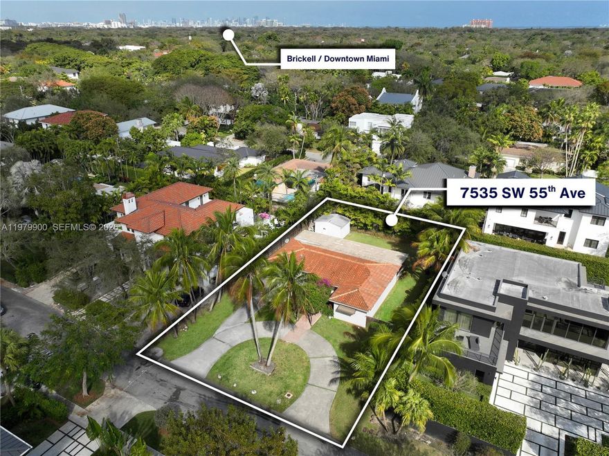 Rare opportunity on an almost 11,000 square foot lot in High Pines, one of Miami's most sought-after neighborhoods, where luxury meets convenience. You're surrounded by beautiful custom estates, minutes from Sunset Elementary, one of the best public schools in Miami, and the area's top-rated private schools, with fine dining and upscale shopping right at your fingertips. This is a lifestyle that delivers on every level. Build your dream home exactly as you envision it, or move right into the existing 3 bedroom, 3 bath residence featuring impact windows, stainless steel appliances, and a Wolf gas range stove. The appreciation in High Pines speaks for itself, and the possibilities here are truly endless. Location, lifestyle, and opportunity all in one place