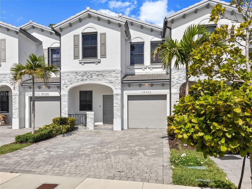 FHA OR VA LOAN AVAILABLE AS LOW AS TO 0%-3.5% DOWNPAYMET. New Construction from 2022 Pine Vista at Lennar Homes, Miami Dade. 2 Story Townhouse with a fence and a private patio. Very private, with no other townhouse on the back. 1 Parking garage + 2 spaces on the driveway. Family-Dining, Big Kitchen with stainless Steel appliances, quartz countertop, huge family room, 3 beds on the 2nd floor & 2 baths, half visitor bathroom on the 1st floor. Charter School in front of the community. The community clubhouse is amazing. Excellent location, a few blocks from Florida Turnpike Exit 5, close to one of the biggest Amazon Facilities in the US. Association Approval takes 30 days. FHA and VA Loan available. In a full price offer, the seller will contribute upto $ 10,000.00 to the buyer's closing cost.