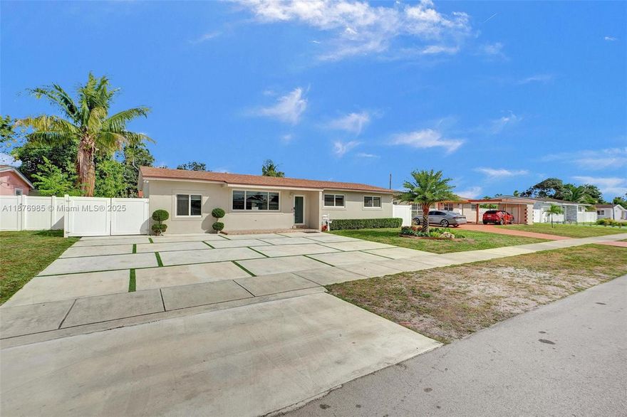 Short Term or Long Term Furnished Spacious 3-bedroom, 2-bath single-family home in the heart of Miami Gardens! Offering 1,920 sq. ft. of living space, this residence features a comfortable tri-level layout with ceramic tile flooring throughout. The bright interior includes a Florida/dining combination, first-floor entry, and garden views. The updated kitchen comes equipped with a dishwasher, disposal, microwave, electric range, refrigerator, and plenty of cabinet space. Additional conveniences include washer and dryer, electric water heater, and smoke detector. Situated on an 8,133 sq. ft. lot, this home provides ample outdoor space and a one-car garage. Centrally located near schools, shopping, dining, and major highways for an easy commute.