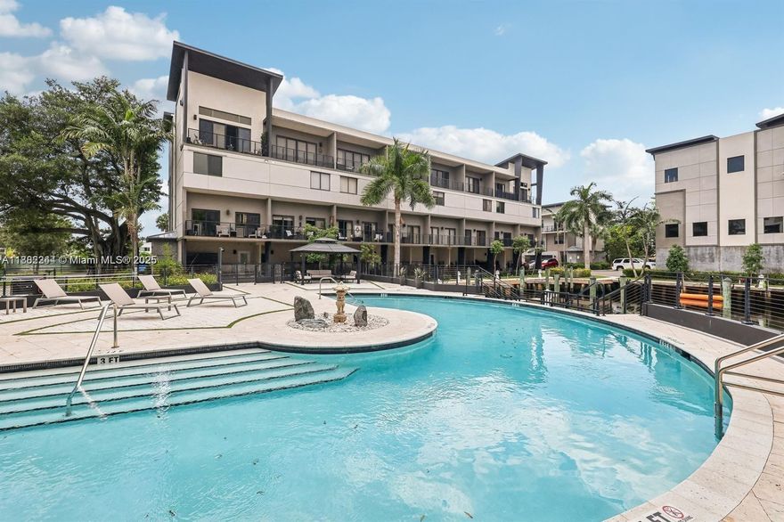 REDUCED 25K!! True Oasis 3BR/3.5BA, NEWLY PAINTED 3-story townhome at KOI Residences and Marina, Pompano Beach.  Modern comfort meets convenience in a prime location. On 1ST FL, discover one bedroom and a full bathroom and 1 car garage and 1 car in driveway+guest parking. The heart of the home is on the 2ND floor, open concept kitchen, dining/ living area and half. The 3RD floor has a master en suite and a 2nd en suite bedroom, each with a private baths and balconies—a perfect retreat for relaxation with scenic views. Contemporary design, soaring ceilings and updated features. Just a few short miles to beaches and restaurants. This  gated community includes clubhouse, gym, beach volleyball, billiards,gated dog park. Excellent location right off Atlantic Ave. Call Robert for Showings
