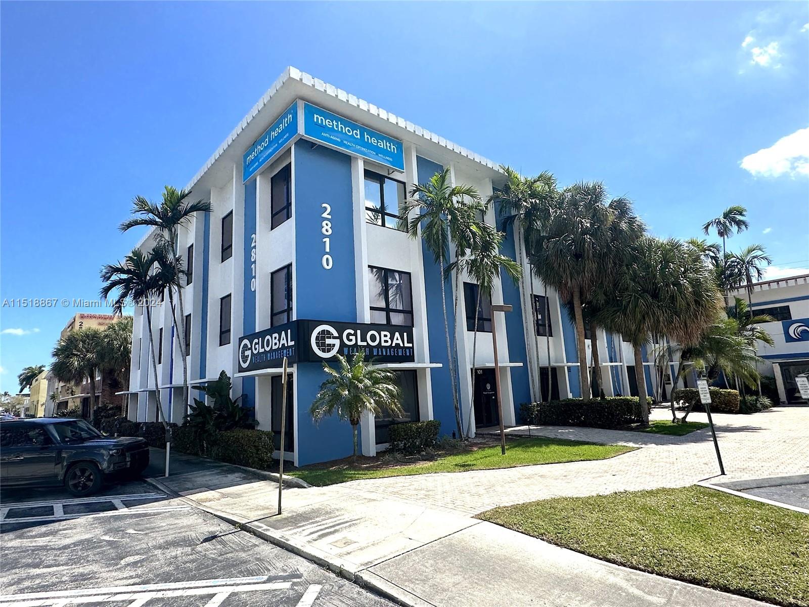 Spacious modern office space approx 1725 sq ft with reception area, move-in ready w/ great amenities. Convenient location. Plenty of parking. Convenient location at intersection of major roads with high traffic and close to the beach. Building is very well maintained. Rent this space for only $3,000 gross. Available exterior advertising spots for additional fee. We have spaces starting from 150 sq ft up to 4,500 SF at this building. Please schedule a showing today and we will show you all available spaces. Owners are flexible and we are currently offering the best rates in the area. We also have 2 other buildings in the area, so we will definitely find a space which fits your needs!
