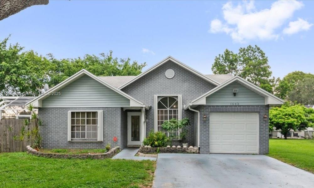 Welcome to this Delightful One-Story POOL Home on a Quiet Cul-De-Sac in the Sought-After Cinnamon Place Community of Pembroke Pines. This Home Features 3 Bedrooms, 2 Bathrooms, and a 1-Car Garage with an Open-Concept Design that Seamlessly Connects the Kitchen, Dining, and Living Areas. The Kitchen offers Quartz Countertops, while the Home Showcases Ceramic Tile Flooring and Updated Bathrooms. Step Outside to a Private Screened-In Pool and Patio with Serene Pond Views, plus a Fenced Backyard for Added Privacy. Additional Highlights include Accordion Shutters and a Low HOA fee of just $125/month, Giving Access to a Community Pool, Tennis Courts, Playground, and more. Conveniently located near Top-Rated Schools, Shopping, Dining, and Major Highways. Your Dream Home Awaits.