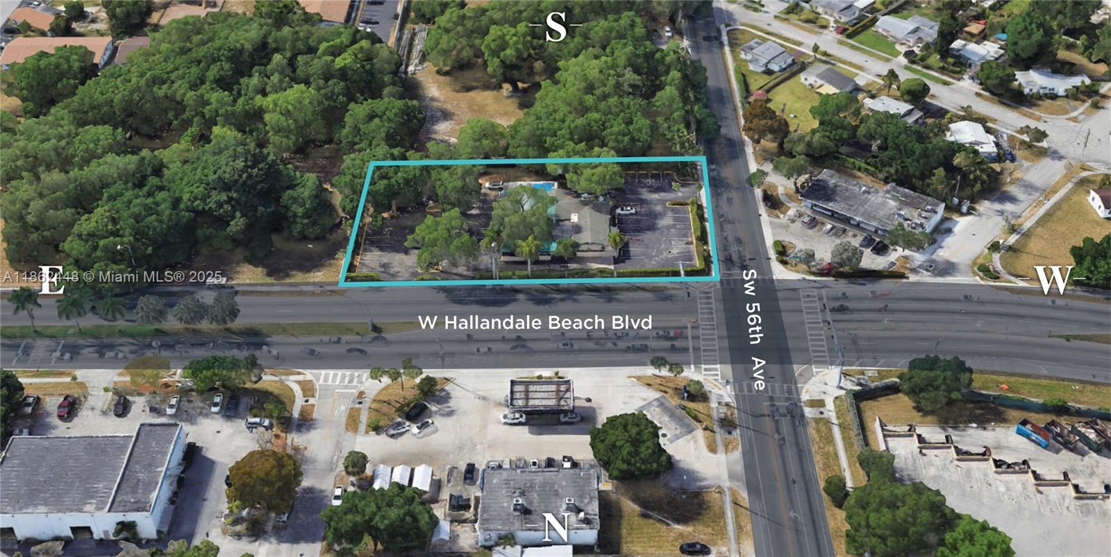 Prime investment opportunity to acquire a 4,415 SF freestanding restaurant on a 40,818 SF (.93 Acre) corner lot along Hallandale Beach Blvd, offering excellent visibility, signage, and ample parking. Zoned B-1, the property supports a wide range of commercial uses and redevelopment options. Currently occupied by a month-to-month tenant it provides immediate cash flow with flexibility for an owner-user or new lease-up. With ~38,000 AADT traffic, strong population growth, and proximity to I-95, US-441, and the Turnpike, the site offers exceptional long-term value for retail, QSR, or mixed-use development.