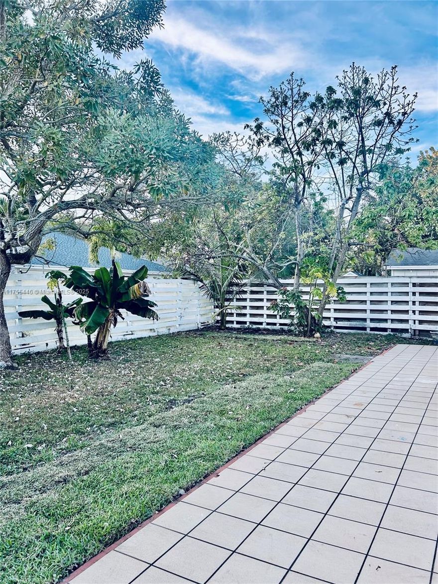 JUST REDUCE !!   Beautiful Home, 3 Bedrooms, 2 Bathrooms on 4,400 sq ft Lot located in Country Walk. Home is Bright with Plenty of Natural Light. Modern Kitchen with Granite Countertop, Backsplash, Stainless Steel Appliances & Real Wood Cabinets. Tiled Spacious Front Porch & Covered Back Terrace. Nice backyard with fruit trees  Big enough to create your own pool . Complete Storm Protection with Accordion Shutters throughout entire Home. NEW ROOF 2023.  EASY TO SHOW.
Don't miss out in this Great opportunity !! 
Many  community amenities to enjoy with family.
Make an Offer !!!