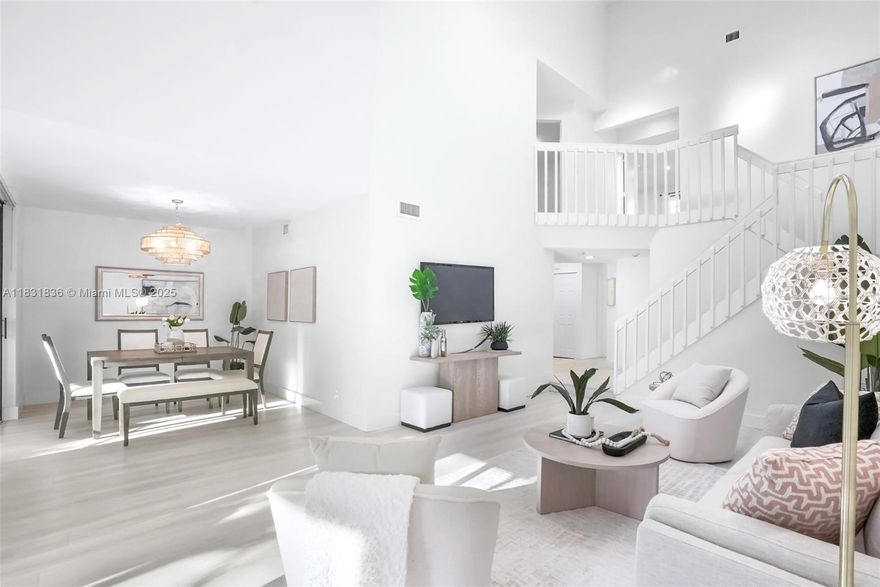 Turnkey Luxury in Boca Pointe – Ready for Immediate Move-In
Experience refined living in this elegantly renovated 3-bedroom, 2.5-bath end-unit townhome showcasing soaring ceilings, open-concept living spaces, and a sleek modern kitchen with brand-new Samsung appliances. The spacious 2-car garage and private screened patio offer comfort and convenience, while the serene primary suite provides a true retreat with spa-like ambiance.
Nestled within prestigious Boca Pointe, this home offers security, style, and a prime location close to shopping, dining, and beaches. Optional golf, tennis, pool, and clubhouse memberships allow you to tailor your lifestyle.