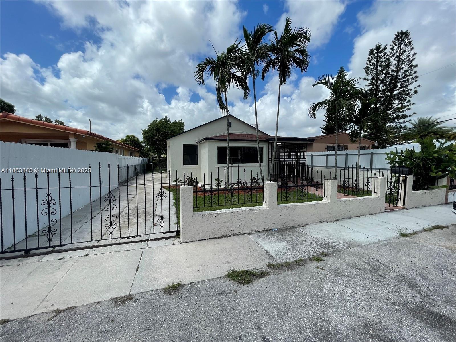 Nice home in Hialeah, featuring 3 bedrooms, 2 bathrooms, plus a den that can be used as an office or kids' room, nice patio with a small shed that also can be used as storage or also converted into a room. Patio has some mango trees and others. FOR SHOWING SEE BROKER REMARKS