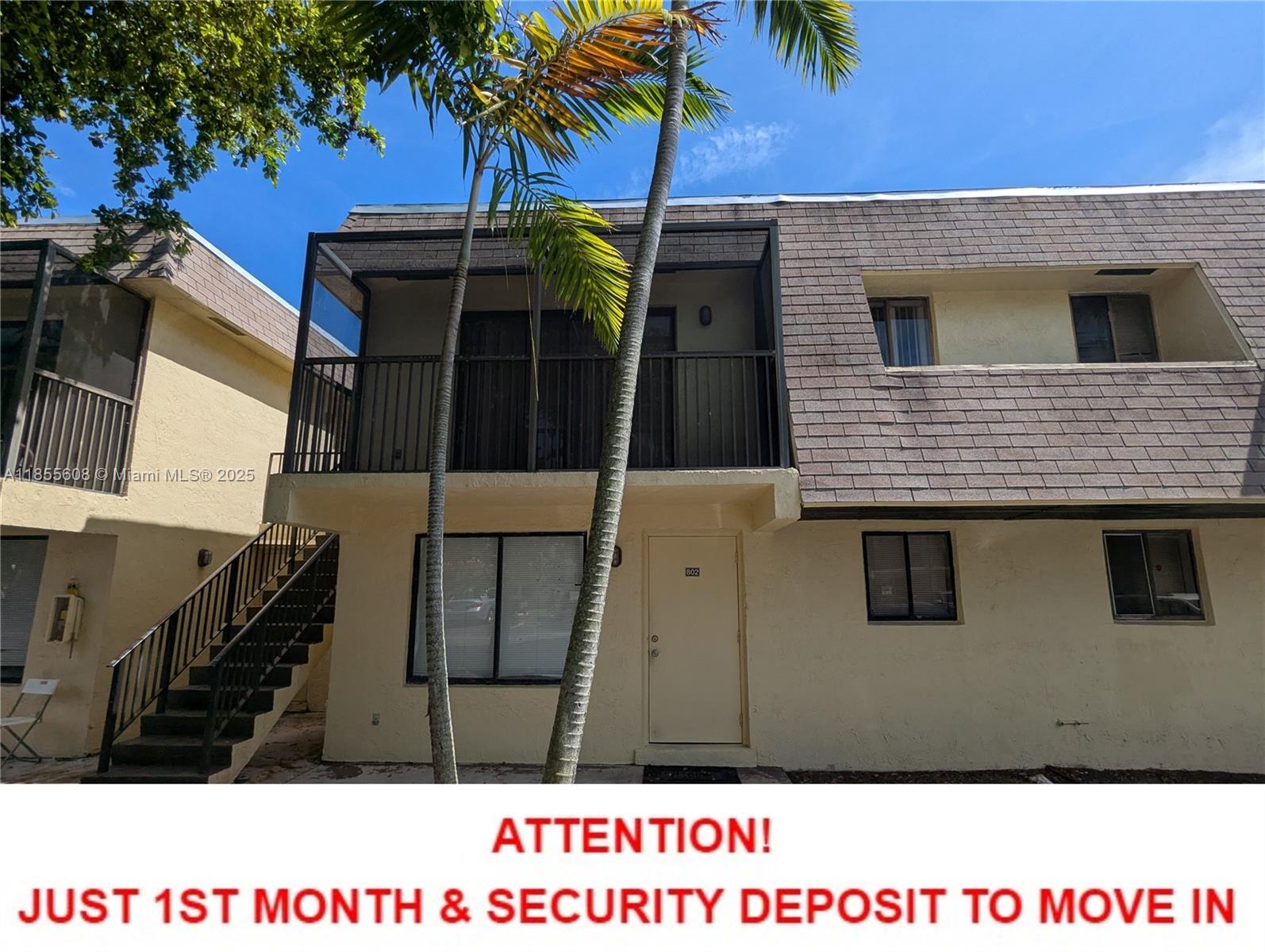 JUST 1ST MONTH & SECURITY DEPOSIT TO MOVE IN! Recently updated, this 2-bedroom, 2-bathroom unit in South Flagler Condominium offers a modern and refreshed
living space. The entire unit boas tile flooring, while the bedrooms feature durable vinyl flooring. With the added
convenience of a washer and dryer, everyday tasks become a breeze. Enjoy the outdoors and relax on the spacious
screened-in balcony. The location of this condominium is ideal, with easy access to shopping centers and major
highways, providing convenience and connectivity. Experience the comfort and convenience of this updated unit in
South Flagler Condominium.
