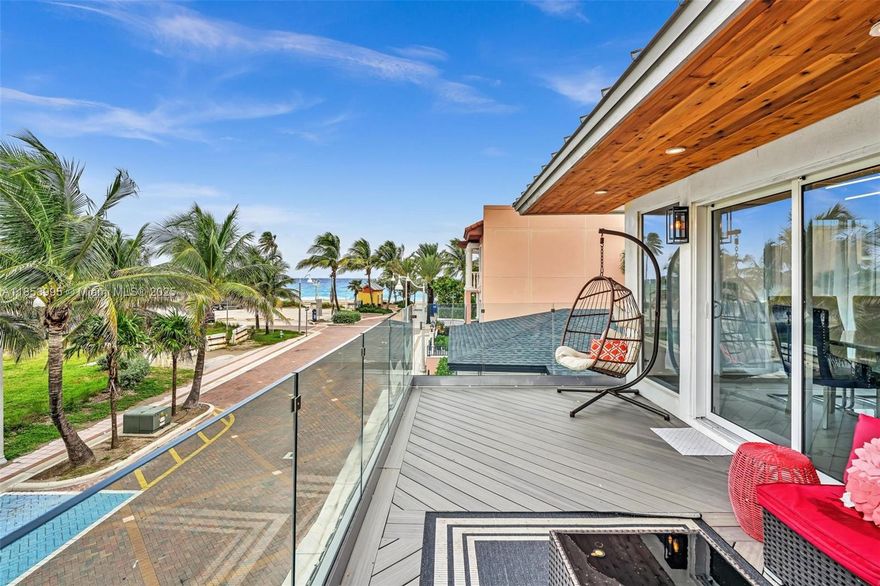AMAZING PRICE! Steps from the sand, this stunning 2-story, 5-bedroom, 4-bathroom beach home offers the ultimate South Florida lifestyle. Fully renovated with modern finishes, it features a private swimming pool, parking, and an unbeatable location right on Hollywood Beach. Perfect for full-time living or a high-income Airbnb investment, this rare find combines oceanfront charm with luxury comfort. Enjoy ocean views, beach access just outside your door, and the best location on the coast. New roof. Priced to sell at only $2,450,000. This opportunity will not last
