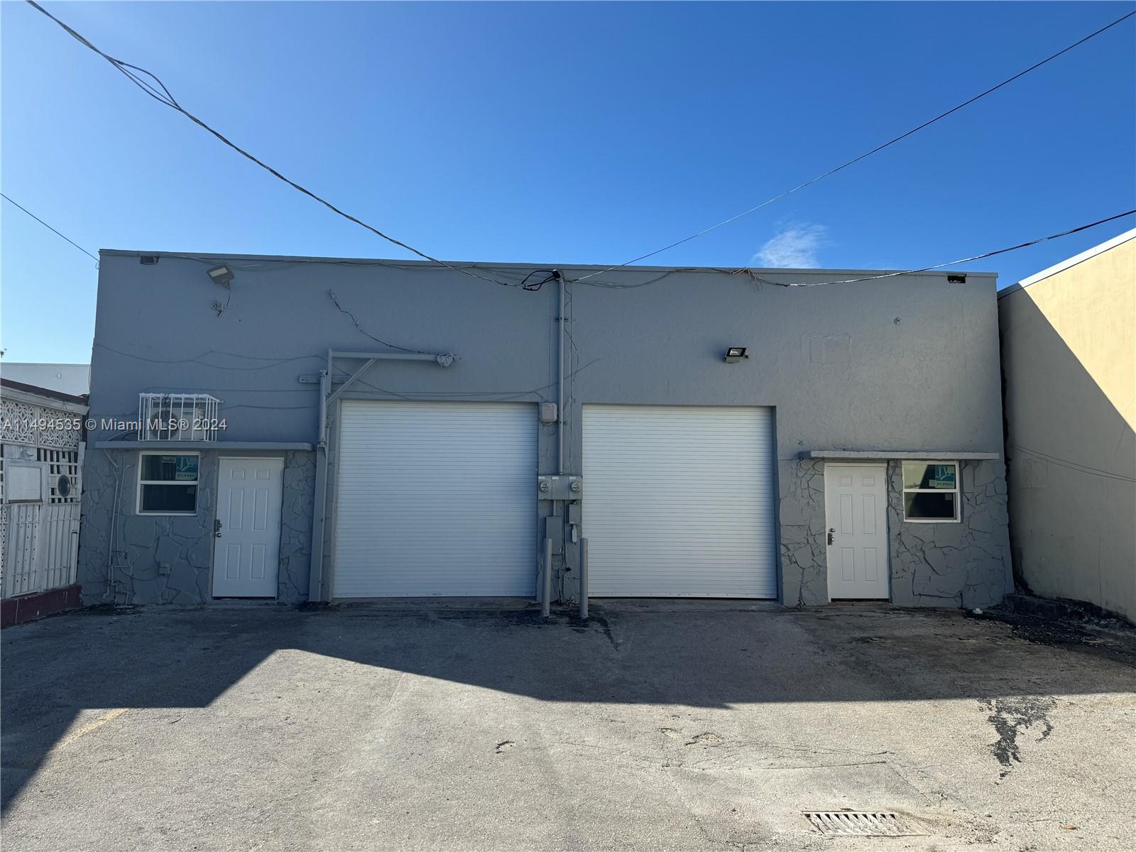 4,005 SF freestanding warehouse located in Miami's hottest industrial district of Allapattah, just a couple blocks off the 20th street shopping district. The interior buildout consists of 1-small office with open concept warehouse space and high ceilings. There are 2-street level overhead loading doors with a well-lit and gated parking lot. The property is located outside the protected well-field and inside the urban development boundary. Zoning is D2 Industrial.