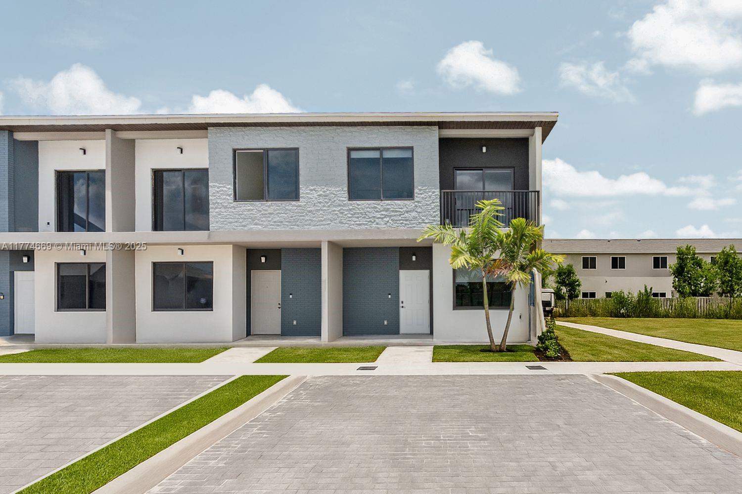 Welcome to On Centro, a new townhouse community built tough with Onx’s exclusive Pure Concrete X+ Construction, now even better with Fortified Certification for extra savings and peace of mind! Your Collection N Home features 4 bedrooms (one bedroom on the first floor), 3 bathrooms, a stylish kitchen with an island, hurricane impact windows and doors, luxury vinyl and porcelain tile flooring, quartz countertops, and stainless-steel appliances. Live in an intimate neighborhood inside the Onx Community, just steps from a 7-acre central park with football fields, beach volleyball, a kids’ playground, soccer fields, BBQ grills, and more! Enjoy easy access to US-1, Florida’s Turnpike, Krome Avenue, the Florida Keys, and top schools, parks, shopping, and dining in Homestead.