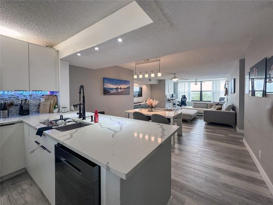 Welcome Home, Incredible opportunity to own a substantially remodeled 4th-floor condo located in the highly desirable Township community in Coconut Creek. This bright and beautifully updated unit features an open-concept living and dining area filled with natural light showcasing a breathtaking lake view. Enjoy tranquil, panoramic water vistas and stunning sunsets—perfect for relaxing mornings or peaceful evenings at home. The kitchen offers ample cabinetry and counter space, ideal for everyday living. The primary suite includes a generous walk-in closet and private bath. The second bedroom provides flexibility for guests, office, or additional living space.
Washer and dryer hook up, plenty of storage, and assigned parking. Enjoy resort-style amenities including clubhouse, pool, fitness center, tennis courts, walking paths, and more. Conveniently located near shopping, dining, major highways, and all that Broward County has to offer.