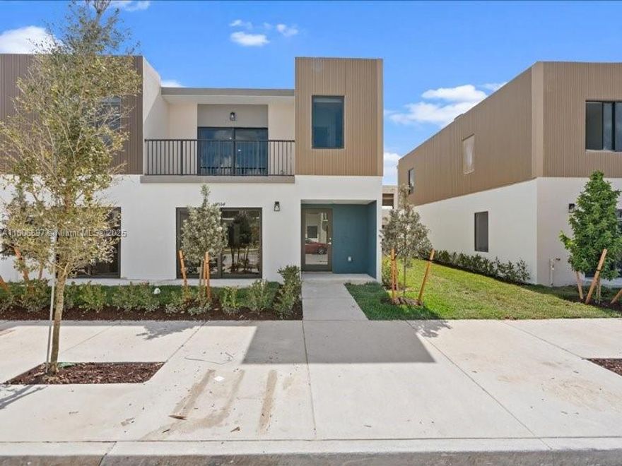 Only 1 Left! This multigenerational home offers comfort, privacy, and modern luxury for families of all sizes. Featuring X+ Construction with Pure Concrete and impact windows and doors, it combines durability, energy efficiency, and exceptional protection. Spanning multiple levels, it includes a 3-car garage for vehicles. EV Charger port connection included! The first floor offers a spacious, private suite, ideal for multigenerational living, guests, or a home office, with its own bathroom and easy access to the main areas. The open-concept living space features a modern kitchen with stainless steel appliances and premium cabinetry, flowing into the dining and family rooms. Washer and dryer included on both floors! Beautiful porcelain tile flooring throughout the entire home.
