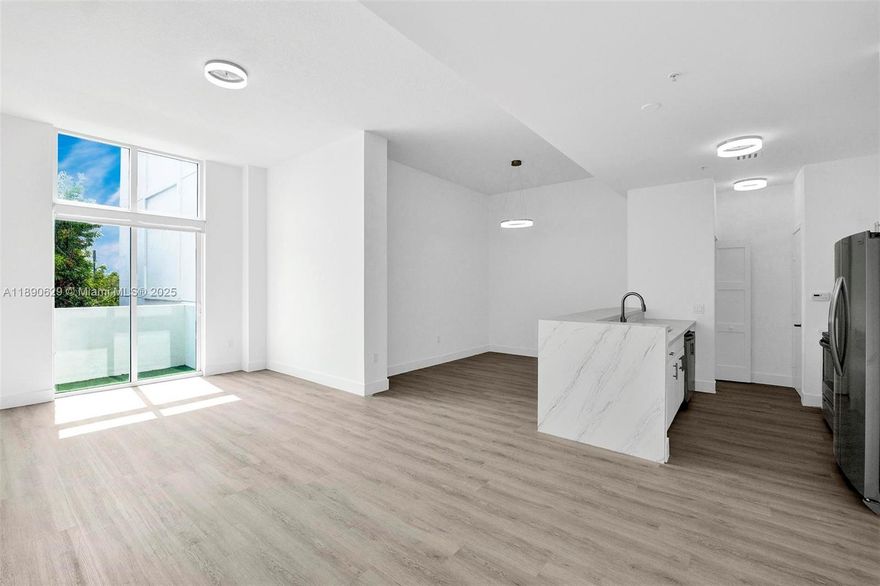 Rare Opportunity at Terrazas Miami! Discover this fully renovated 1-bedroom residence featuring a unique open floor plan unlike any other in the building. Enjoy high ceilings, an oversized private terrace, extra square footage, 2 storage units, and 2 assigned parking spaces — a true luxury! The resort-style community offers a pool, jacuzzi, fitness center, cabanas, dog park, party room, and 24-hour security. Pet-friendly and investor-friendly, allowing rentals up to 4 times per year (90-day minimum). Located in the vibrant Miami River District, just minutes from Brickell, Downtown, and MIA Airport. Schedule your private tour today!