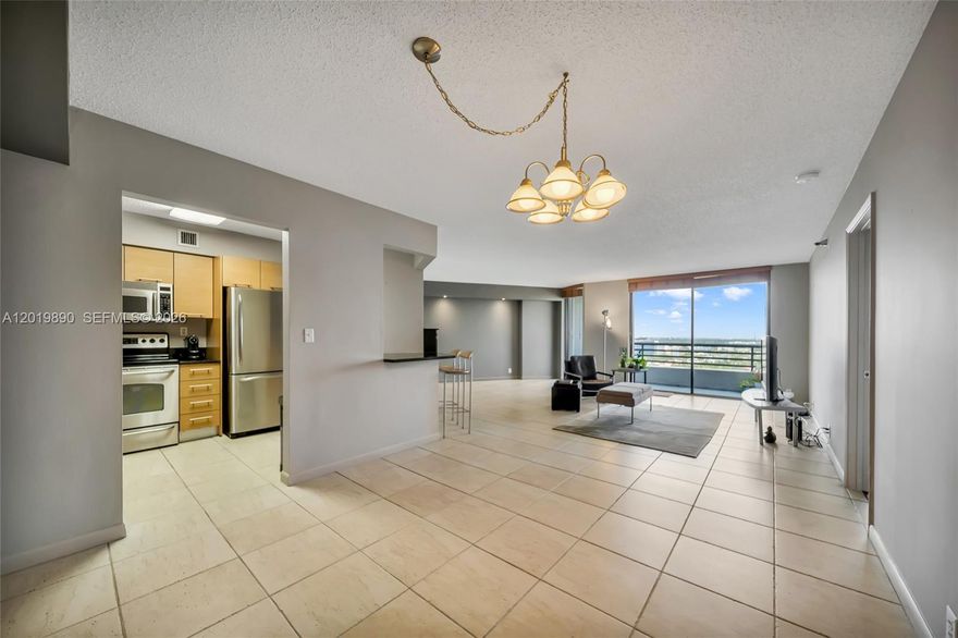 Welcome to this stunning, 1 bedroom plus convertible second bedroom or office, at Parc Central, Aventura, FL. Ready to move in. This bright and beautiful apartment offers stuninng views of the Turnberry Isle Golf Course from your private balcony along with views of City Hall and Founders Park. Perfect to enjoy amazing sunsets.The upgraded kitchen features stainless steel appliances, with washer and dryer in the unit. The master bedroom has elegant wood floors, while living room and kitchen has ceramic tile. hurricane shutter on every window, and wood blinds throughout the apartment. 2 parking spaces, one assigned on the second floor and the second is on the four floor on open area. Beautiful amenities, resort style pool, fitness center, clases for pilates and yoga at the pool. Walking distance to Aventura Mall, restaurants, beach and houses of worship. Don't miss this opportunity, price to sell. Easy to show. call listing agent!