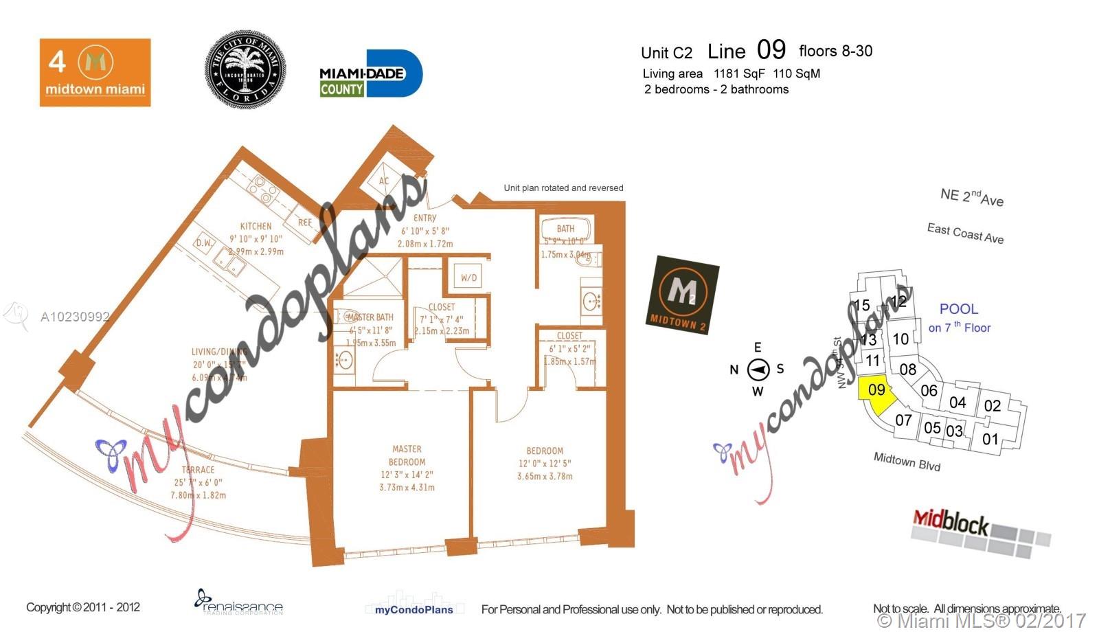 FOUR MIDTOWN MIAMI CONDO - Residential Lease