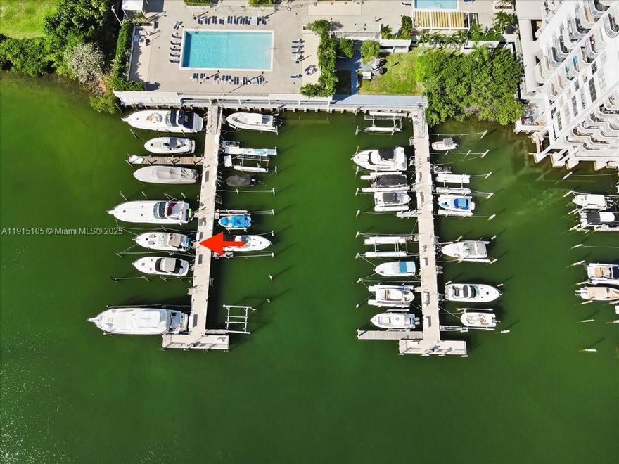 Discover a rare opportunity in Aventura with this exceptional deeded boat slip at Del Prado that accommodates a yacht up to 67 feet. Situated directly on open water, the slip offers effortless navigation, a wide and accessible dock, and the convenience of included water and 50-amp electricity. Ocean access with no fixed bridges. Ownership of a boat slip at Del Prado requires ownership of a condo in the building, and a one-bedroom unit is available for purchase if needed. Ideally located near Aventura Mall, top dining, and minutes from I-95, this slip delivers unmatched yachting convenience in one of South Florida’s most desirable waterfront settings.
