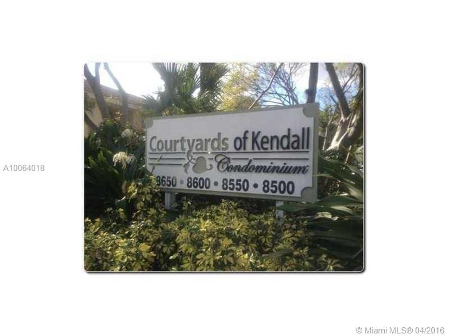 NOT FORECLOSURE NOT A SORT SALE! VERY CUTE 2 STORY 1 BED/1 BATH LOFT STYLE CONDO UNIT IN SOUGHT AFTER COURTYARDS AT KENDALL. WALKING DISTANCE TO SW 88 STREET (KENDALL DRIVE) MINUTES TO HIGHWAY, SHOPPING CENTERS, RESTAURANTS AND KENDALL HAMMOCKS PARK IS ONE MINUTE AWAY - WALK ACROSS THE STREET! UPDATED BATHROOMS, FRESH COAT OF PAINT, TILE ON FIRST AND SECOND FLOORS, HURRY WILL RENT FAST!